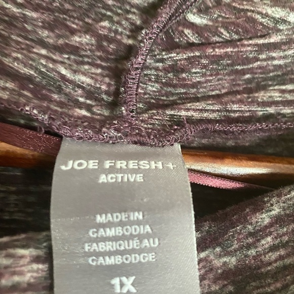 𝅺JOE Fresh + Active Tunic Top Lady’s Size 1XL, EUC - Picture 2 of 2